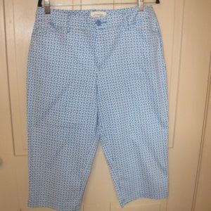 St. John's Bay, printed capri, Sz. 14